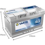F18 Varta Dynamic SLI Car Battery 85Ah (585200080) (110)